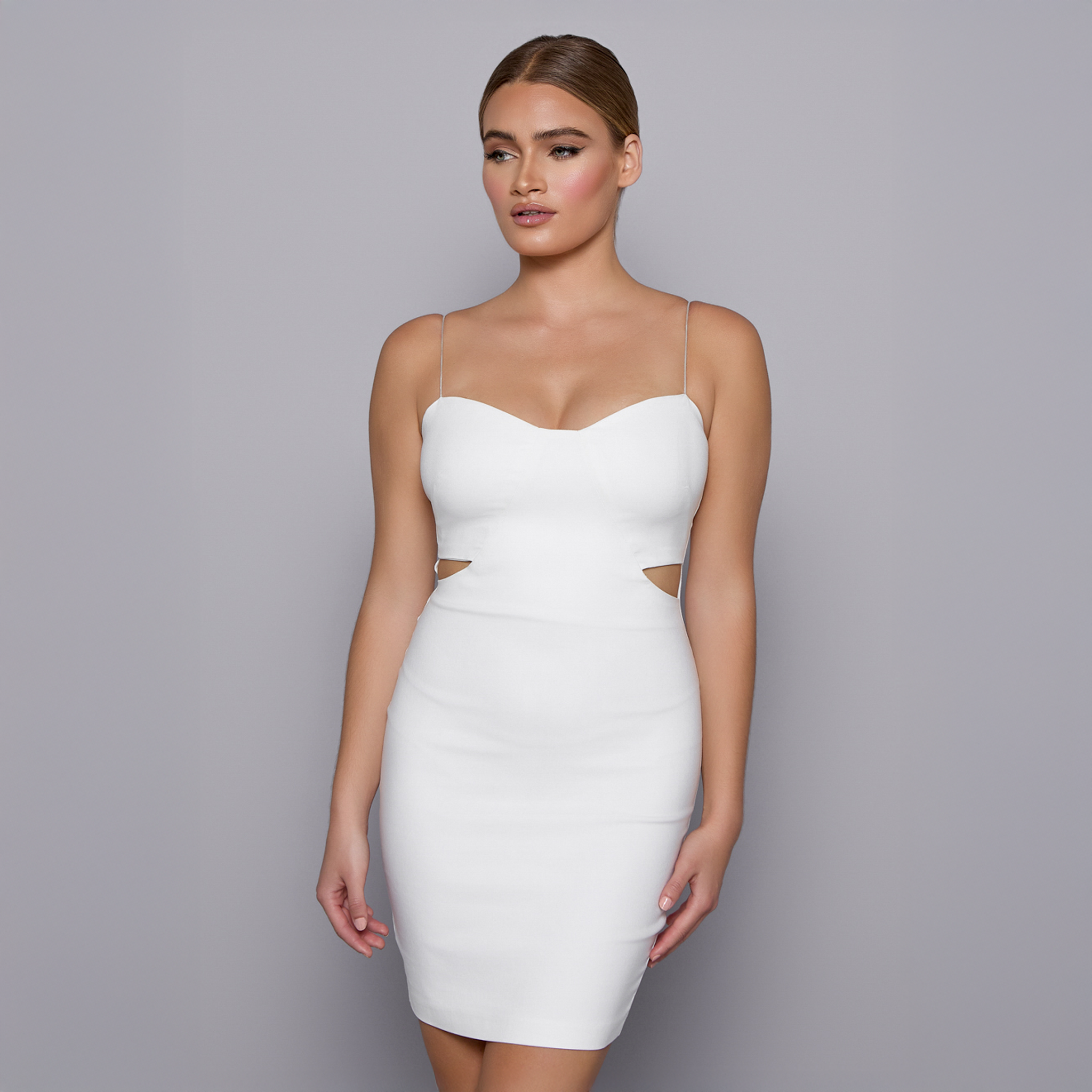 princess polly baby blue dress Plunge Neck Bodycon Dresses
