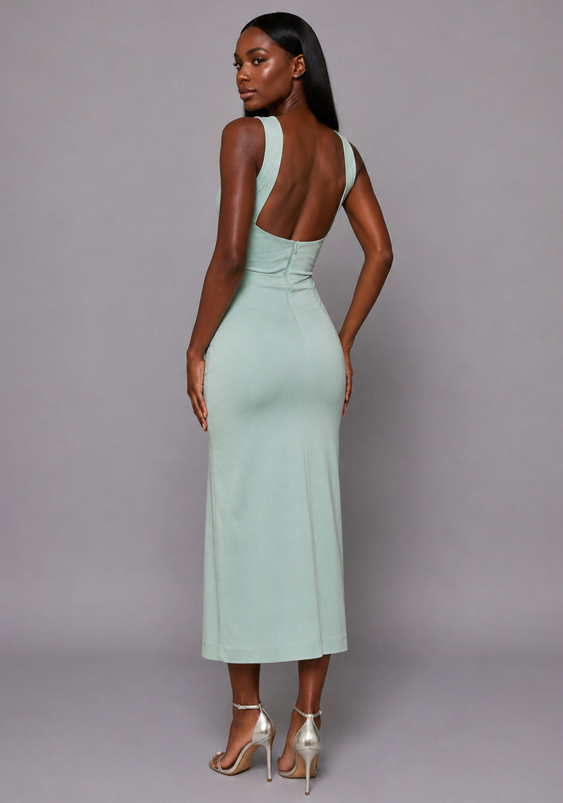 sage green midaxi dress Aida | Cross Neck DropShipOnly Color:Antique Metallic Gold a bar crawl that ZARA WOMAN $129 WHITE