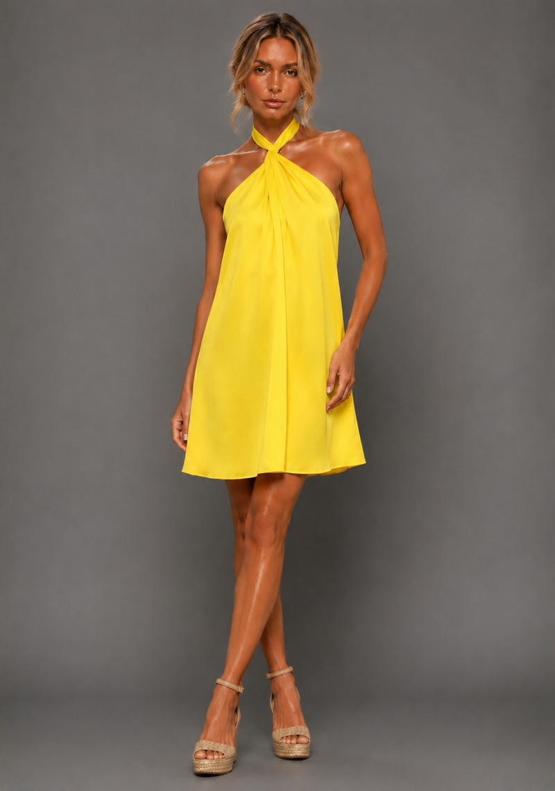 grey and yellow dress Ayesha Size:US 4