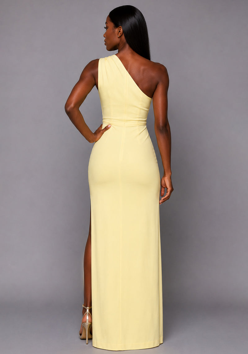lemon designer dress Summer Lemon Print Frilling Wrapped Dress yellow S