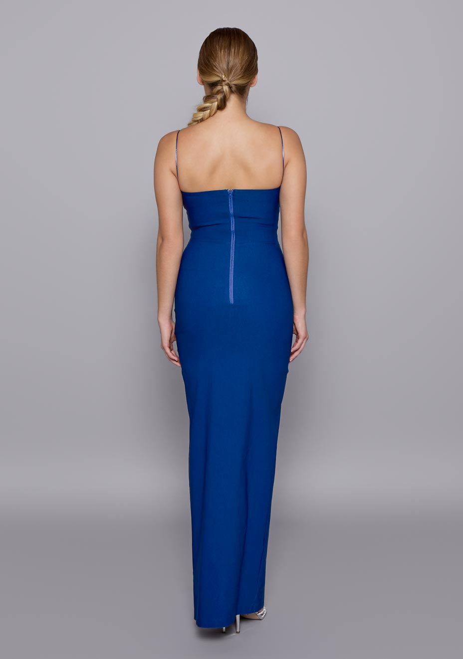 Suki | Cup Detail Maxi Dress - Cobalt