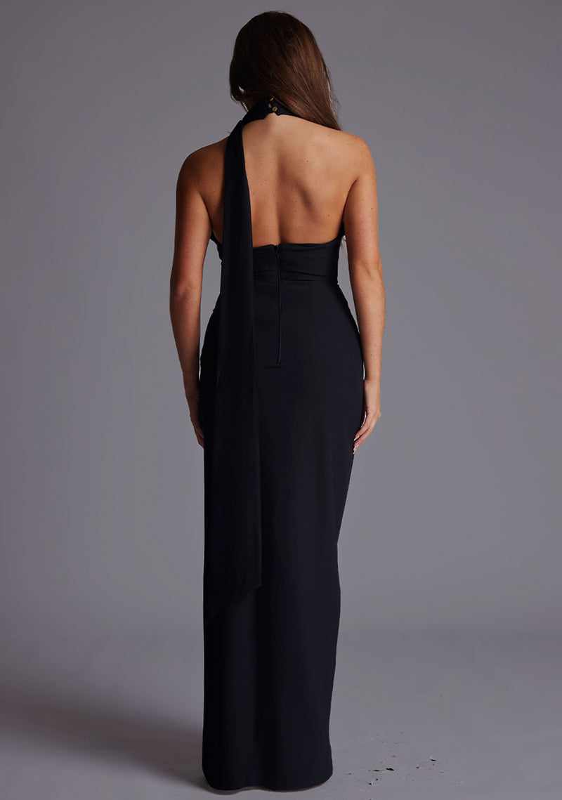 Ariella | High Neck Maxi Dress