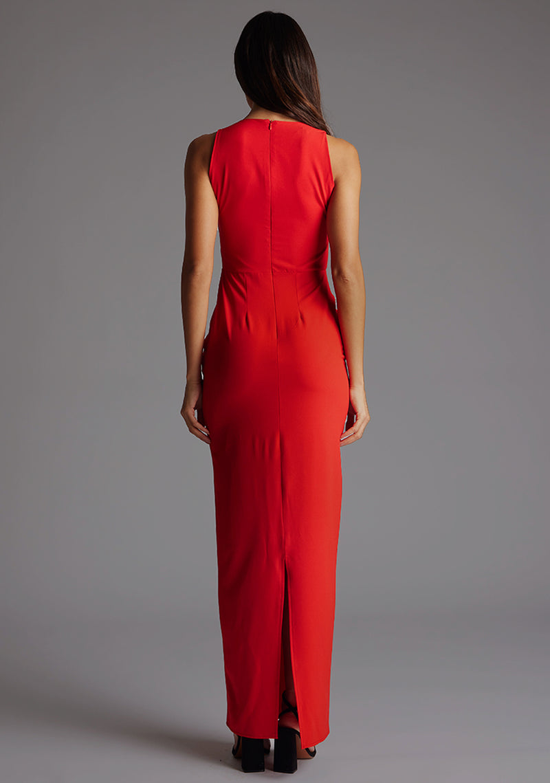 red azalea dress Alie Street Charlotte Lace Dress (Azalea Red)