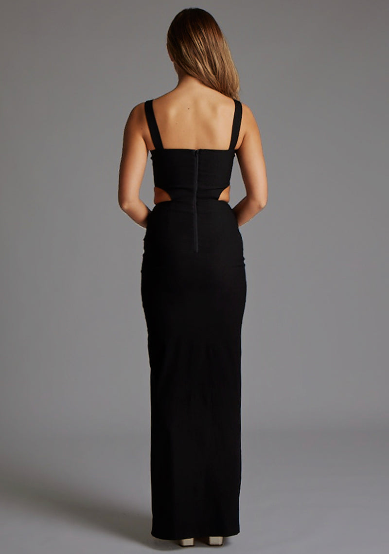 black dress back cut out Bramley Color:Coco Brown ProductID: 117990 What to Wear to back cut