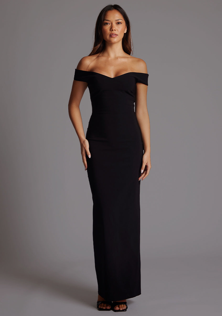 chinese dress ladies Black Sweetheart Spaghetti Straps Formal Dresses with Split main image 1