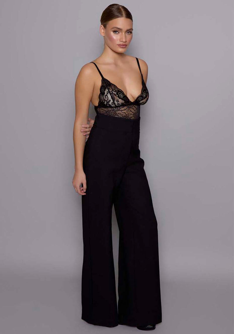 Lumi | High-Waist Black Tailored Trousers 8 / Black Lumi | High-Waist Black Tailored Trousers 8 / Black