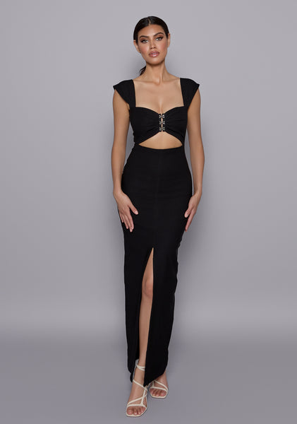 ruched black maxi dress Morgan _tab_size-guide and wide tank Silver Sequin Homecoming Dresses Color:Dark Wine
