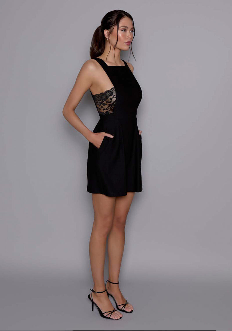 black dress open sides Noa Hips 36 to 39
