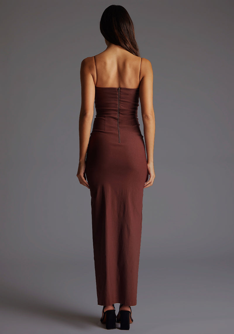 cami strap maxi dress ASOS DESIGN Tall cami strap godet maxi dress with seam detail in orange
